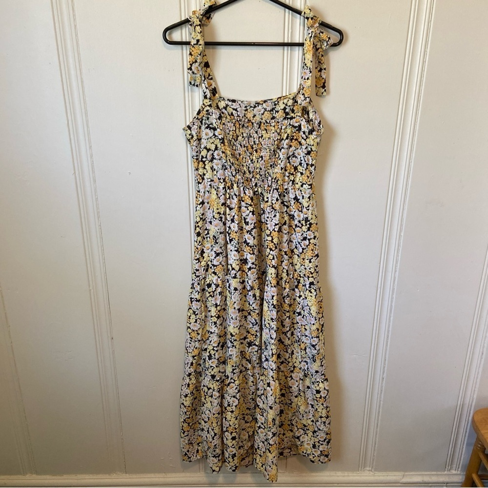 Social Standard by Sanctuary Floral Midi Sun Dress Size M - Picture 2 of 8